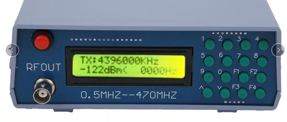 Walkie-talkie sensitivity test with sub-tone output RF signal source Detect walkie-talkie receive sensitivity