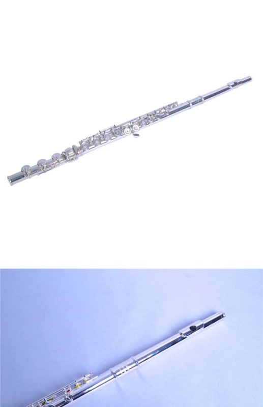 Asherence loại tiêu chuẩn đóng lỗ sáo sterling bạc ngậm miệng người lớn nhạc cụ sáo chuyên nghiệp ASFL-299 - Nhạc cụ phương Tây