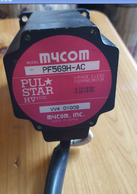 MUCOM Five-phase Stepper motor PF569H-AC Used