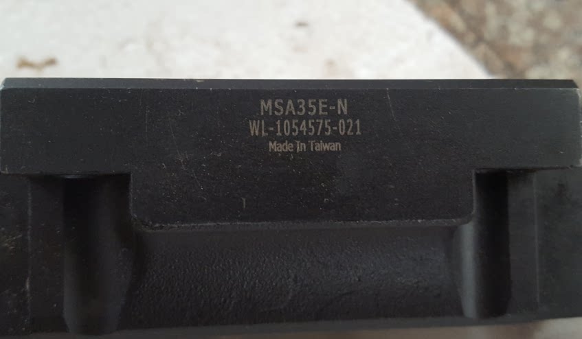 PMI slider MSA 35E MSA 35 ESSFC Yintai Technology AMT slider used hands demolition machine photography