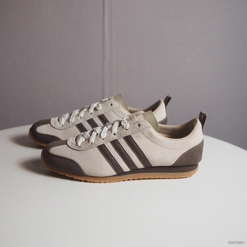 Adidas Vs Jog 2.0 Unisex Low-Top Suede Retro Three-Stripe T-Head Casual Shoes Jq8539 Adidas Vs Jog 2.0 Unisex Low-Top Suede Retro Three-Stripe T-Head Casual Shoes Jq8539