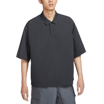Nike Nike Tech mens short-sleeved sunscreen and water-repellent woven top loose lapel POLO shirt FZ0705-060