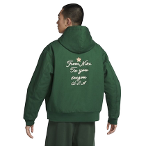 Nike Nike jacket mens autumn and winter new hooded cardigan printed sports casual jacket FV8454-341