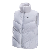 Nike WINDPUFFER warm wind womens windproof and water-repellent down jacket vest winter new style HF7897-100