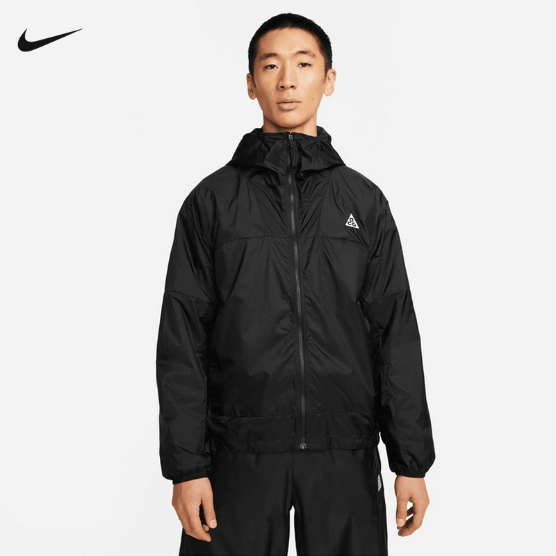 Nike Acg Men's Outdoor Softshell Top Loose-Fitting Running Breathable Woven Sports Jacket Db0979-015