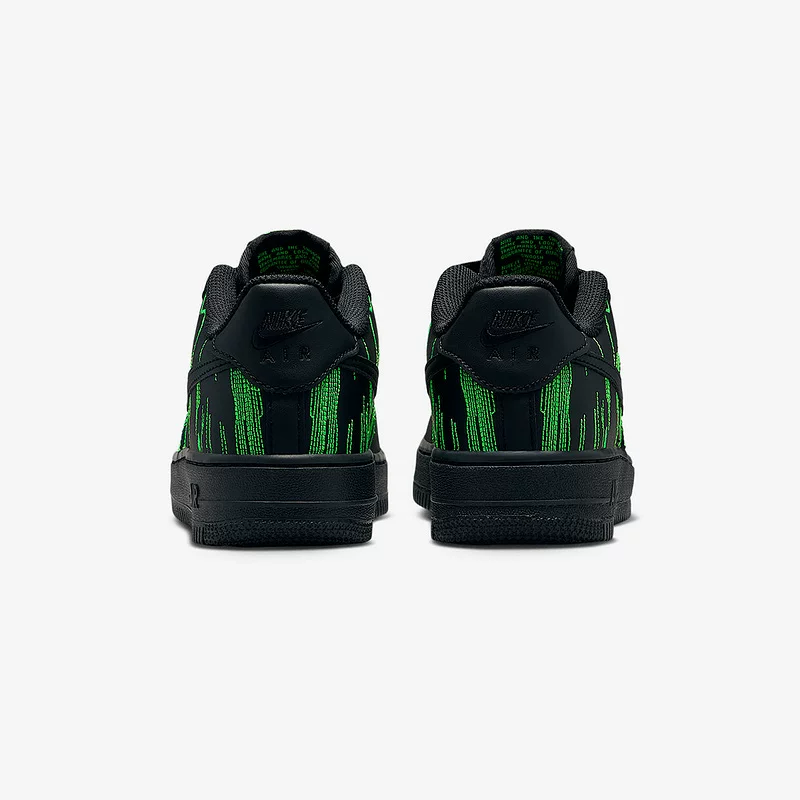 NIKE Nike женские кроссовки черные AF1 видеоигра флеш-код серия Air Force One большие детские кроссовки HV4763-001