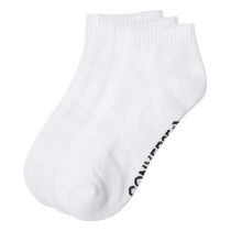 Converse 2024 autumn mens and womens socks white sports socks short socks three pairs 10028069-A01