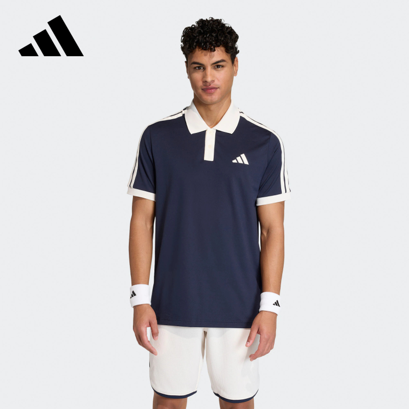 Adidas Adidas Quick-Drying Tennis Sports Half-Sleeved 2026 Spring Men's Short-Sleeved Polo Shirt T-Shirt Ka5899