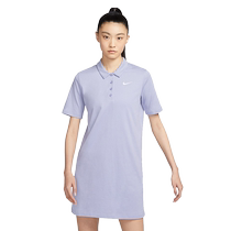 NIKE耐克女翻领Polo衫连衣裙运动休闲时尚百搭短袖FN3708-513