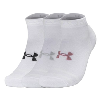 UA Under Armor 2024 new mens and womens sports training socks three pairs 1382958-100