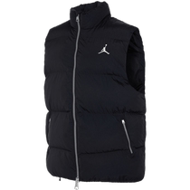 NIKE Nike Jordan mens cotton vest winter new stand-up collar warm casual cotton vest FB7308-010