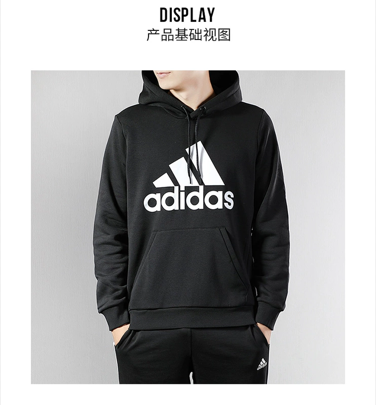 Áo len nam Adidas Adidas nam 2019 thu đông mới diện áo len thể thao trùm đầu áo khoác DT9945 - Thể thao lông cừu / jumper