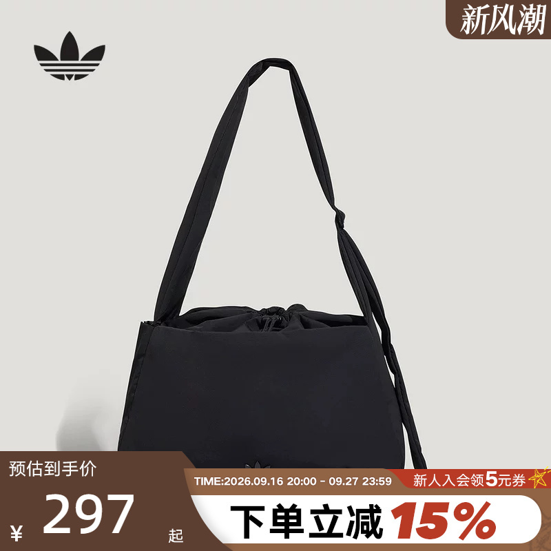 Adidas Adidas Trefoil Crossbody Bag Drawstring Closure Handbag Autumn Unisex Shoulder Bag Le1602 Adidas Adidas Trefoil Crossbody Bag Drawstring Closure Handbag Autumn Unisex Shoulder Bag Le1602