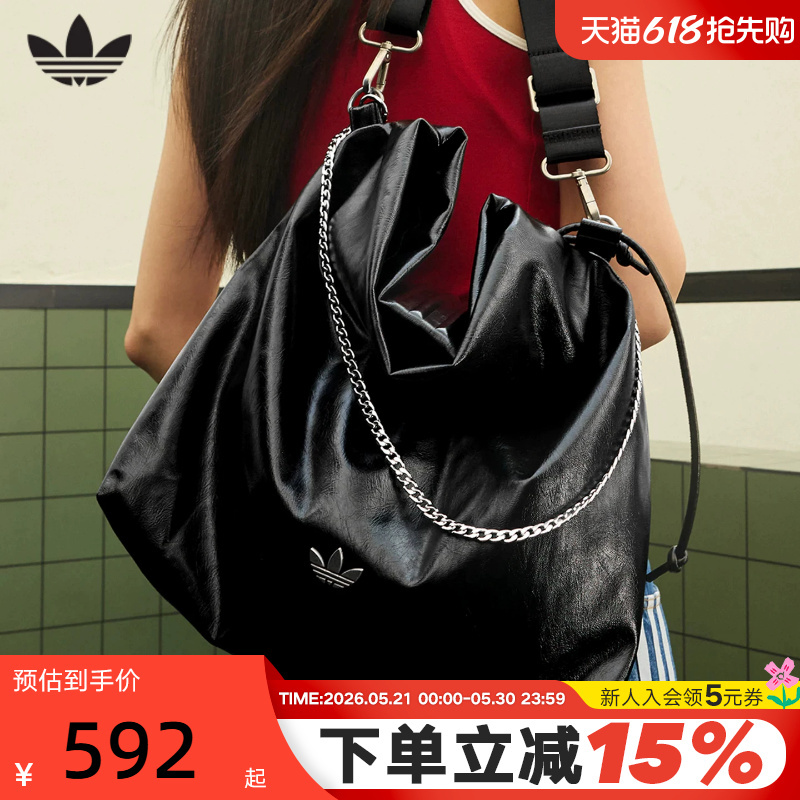 Adidas Adidas Clover Texture Underarm Bag Handbag 2026 Summer Unisex Crossbody Bag Ks5157