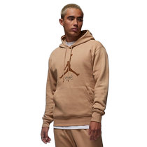 NIKE Nike Mens Hoodie Winter New JORDAN Plush Warm Pullover Sweatshirt FD7546-200