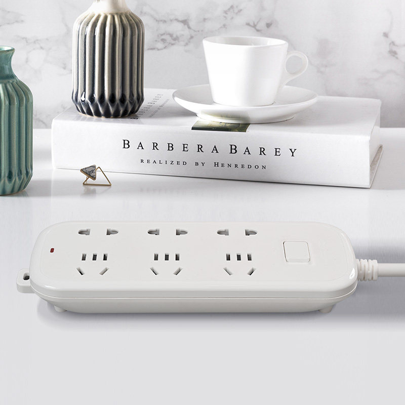 Fly Engraving Socket Panel Porous Platoon Extension Cord Multifunction Home Power Extension Cord with switch 10 only