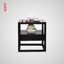 New Chinese corner modern solid wood small coffee table sofa side phone few simple living room creative small square table customization
