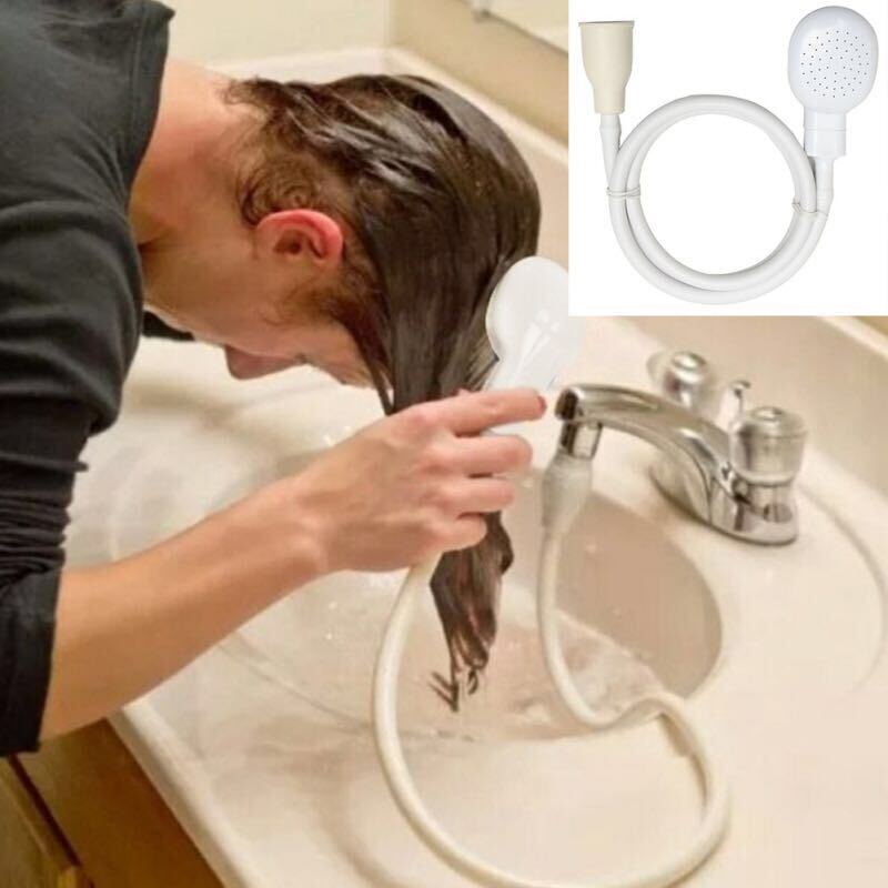 Dormitory Simple Quick-Connect Faucet Shower Multifunctional Connector Shampoo Shower Head Pet Bathing Nozzle Children's Shower
