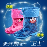 Дисней, детский дождевик, флисовые нескользящие сапоги, удерживающий тепло демисезонный съемный вкладыш для мальчиков