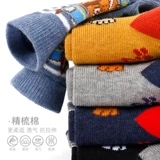 Детские носки для мальчиков, осенние тонкие зимние хлопковые гольфы, средней длины