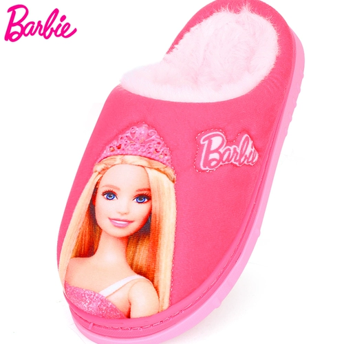 Детские тапочки, демисезонная нескользящая детская мультяшная милая обувь для принцессы