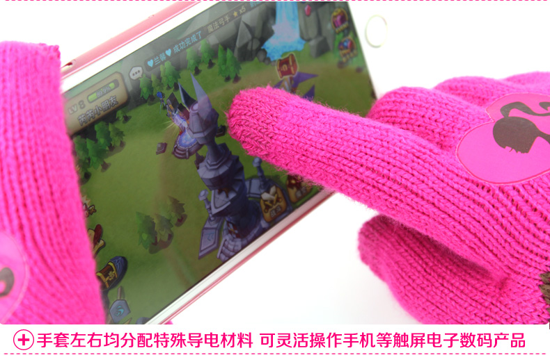 Gants pour fille BARBIE en acrylique - Ref 2150112 Image 18