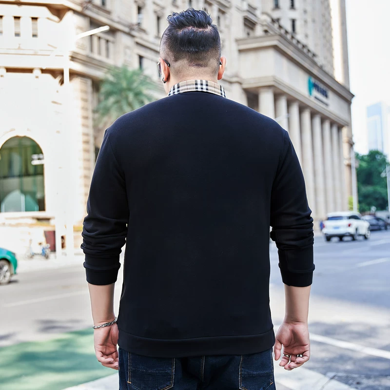 毕蒙 Autumn long-sleeve, set, T-shirt, plus size