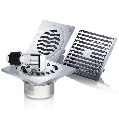 Подводная лодка, полностью медная, против запаха, слив в пол, туалетная комната, канализационная крышка, душ, стиральная машина, двойного назначения, официальный флагманский магазин, официальный сайт