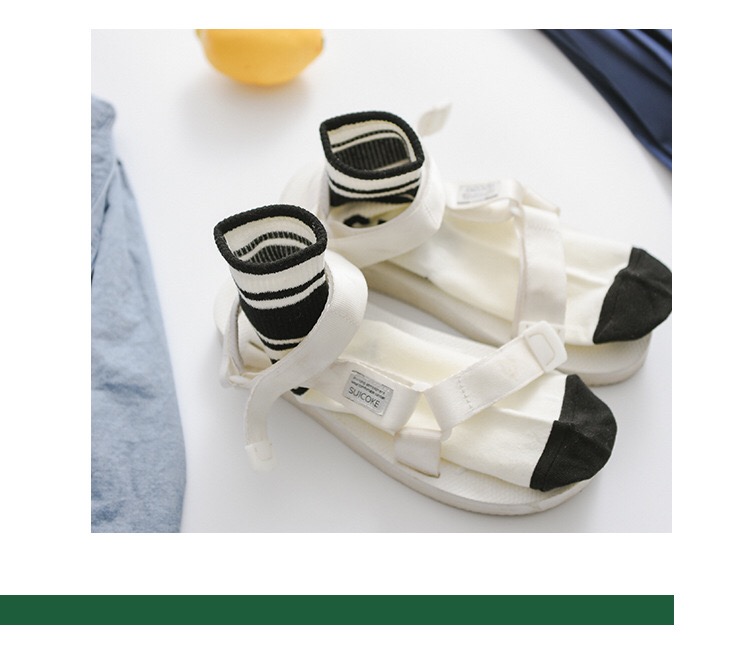 CARAMELLA3 vớ cotton đôi tất mùa thu và mùa đông vớ vớ thể thao gió đại học vớ nữ dễ thương - Vớ bông tất trắng cao cổ