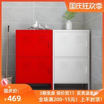 ins Net Red simple storage locker home snacks living room kitchen side cabinet double door glove cabinet