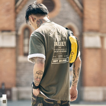 Furnace products Japanese short-sleeved T-shirt men summer harbor wind Tide brand TEE men Korean casual shirt student base shirt