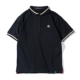 Lò sưởi nam mùa hè thêu áo polo Nhật Bản cổ áo retro ve áo ngắn tay áo thun nam polo áo sơ mi - Polo áo polo trắng