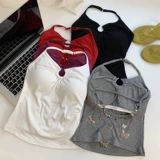 Черная клубника, красная майка топ, сексуальный топ с чашечками