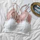 Летний поддерживающий кружевной бюстгальтер-топ для школьников, бюстгальтер без косточек, нижнее белье, защитное белье, бюстгалтер, 2021 года, красивая спина