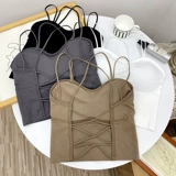 Сексуальная майка топ, короткий бюстгальтер-топ, красивая спина, коллекция 2021, с открытой спиной