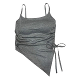 Дизайнерская майка топ, топ с чашечками, бюстгальтер-топ, тренд сезона