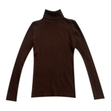 Весенний трикотажный базовый приятный телу черный свитер, изысканный стиль