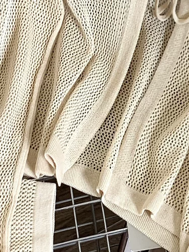 Трикотажная накидка, шерстяной летний свитер, рубашка, защита от солнца