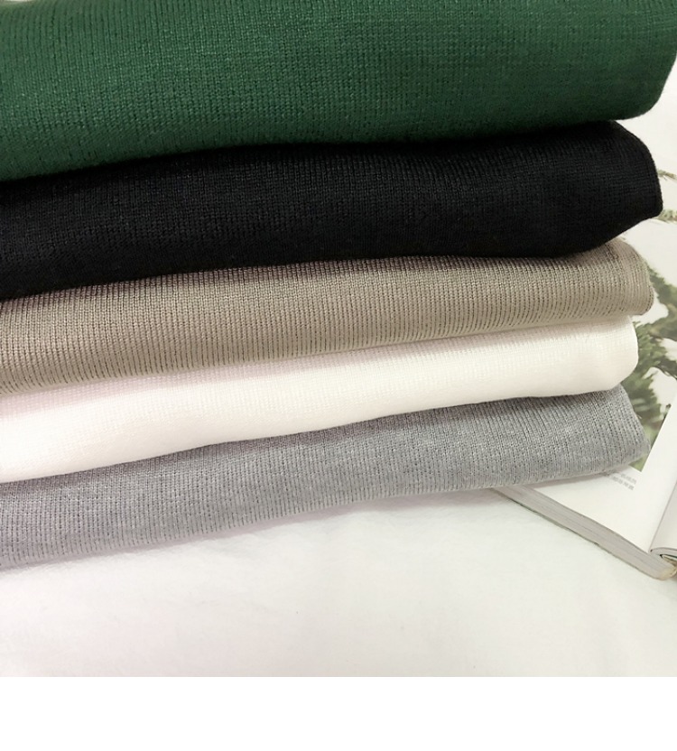 Mùa thu đông phiên bản Hàn Quốc của cổ áo nửa cao sang trọng cộng với nhung dày Slim lưới đỏ trùm đầu áo len đáy áo len áo len nữ áo len nữ hàn quốc