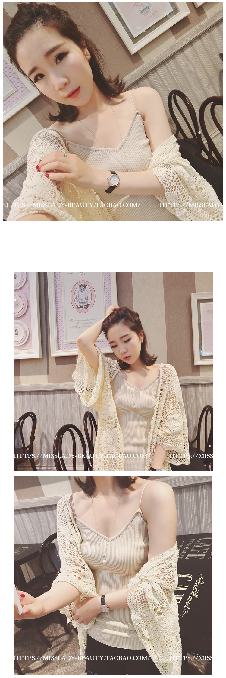 2018 phụ nữ mới mùa xuân phiên bản Hàn Quốc của áo cổ chữ V giảm béo, áo len dệt kim chạm đáy áo sơ mi nữ sang trọng sơ mi trắng nữ đẹp