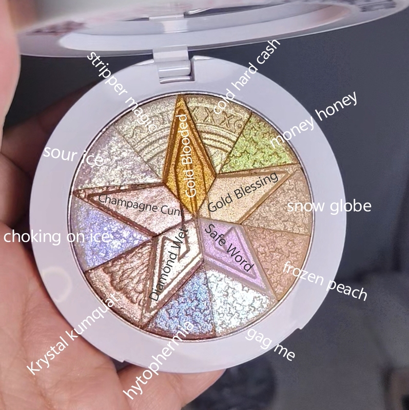 Jeffree Star Highlighter J Sister Highlighter Sour Ice/Gag Me 8-Piece Highlighter 15-Piece Original Cut Platter Jeffree Star Highlighter J Sister Highlighter Sour Ice/Gag Me 8-Piece Highlighter 15-Piece Original Cut Platter