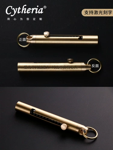 Латунный универсальный маленький складной нож, дорожный портативный брелок