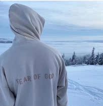 FEAR OF GOD Season 7 GDO plus velvet letter flocking hoodie