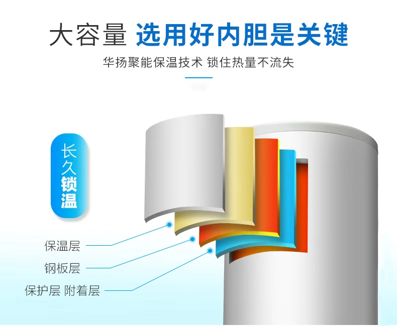 Huayang không khí năng lượng nước nóng máy bơm nhiệt sưởi ấm nhà công suất lớn không khí gió năng lượng trung tâm tắm không khí nguồn chủ - Máy đun nước