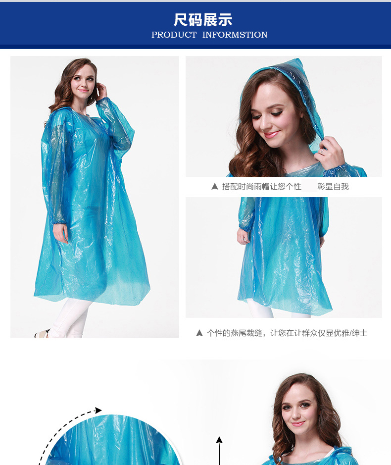 Du lịch dùng một lần áo mưa dày ngoài trời phù hợp với leo núi dành cho người lớn đi bộ đường dài nam poncho dài trùm đầu quần mưa du lịch áo mưa vải dù