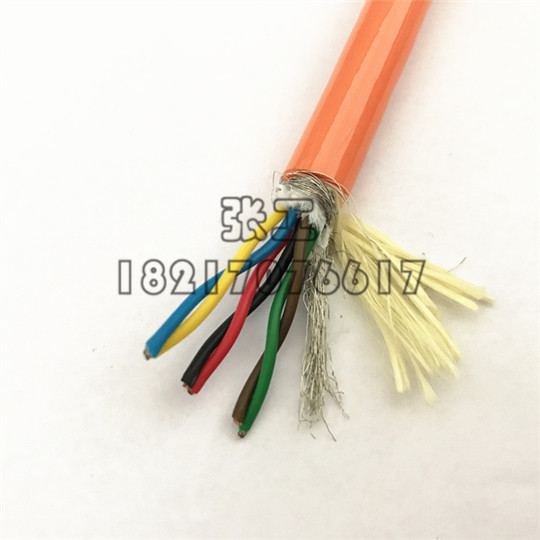 TPU polyether polyurethane anti-seawater 485 communication line 4 6 8 core 0 5 0 75 twisted pair shielded underwater cable