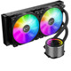 Qiao Sibo light and shadow 360 CPU radiator argb Shenguang synchronous fan white all-in-one water-cooled 240