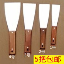 Stainless Steel Oil Tuning Shovel Knife Paint Paint Offset Printing Ink Shovel Scraped Putty Batch Ash Cleaning Tool Scraper