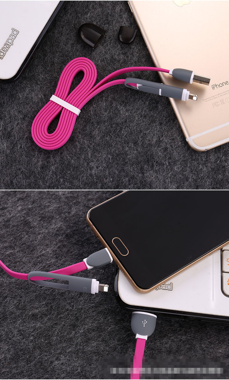 iphone56s7plus của Apple Andrews chung sạc cáp dữ liệu kết hợp kéo hai điện thoại dual nhanh phí - Phụ kiện điện thoại di động ốp lưng huawei nova 3i
