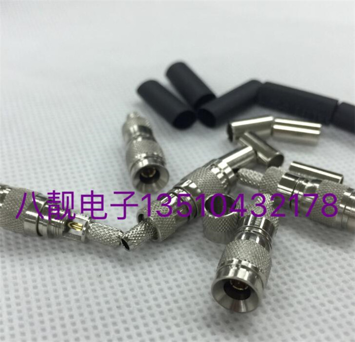 Radio frequency coaxial connector Alcatel two augers 2M heads 2 augers CC4-J-1 5 -2 -3 wiring heads